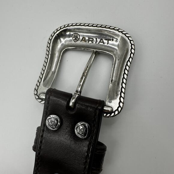 Ariat Leather Belt Mens Size 46 A10004305 - Picture 1 of 7